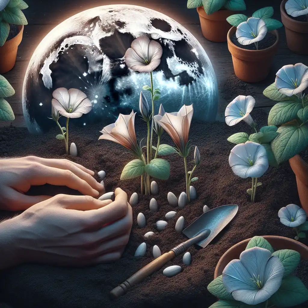 Planting Moon Flowers